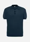 Malo Polo With Short Sleeves In Blue
