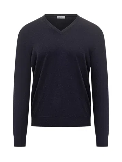 Malo Fine-knit Cashmere Jumper In Black