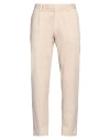Malo Man Pants Beige Size 32 Cotton, Elastane