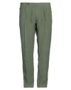 Malo Man Pants Military Green Size 38 Linen