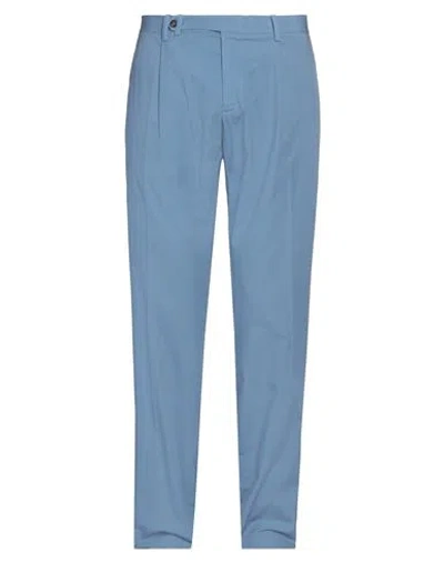 Malo Man Pants Pastel Blue Size 38 Cotton, Elastane