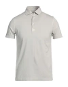 Malo Man Polo Shirt Grey Size 36 Cotton