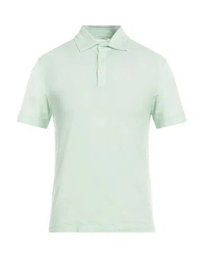 Malo Man Polo Shirt Light Green Size 36 Cotton