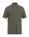 Malo Man Polo Shirt Military Green Size 38 Cotton