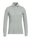 Malo Man Polo Shirt Sage Green Size 36 Cotton