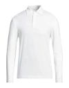 Malo Man Polo Shirt White Size 48 Cotton In White