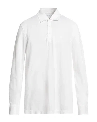 Malo Man Polo Shirt White Size 48 Cotton In White