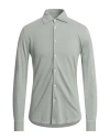Malo Man Shirt Sage Green Size 48 Cotton