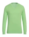 Malo Man Sweater Acid Green Size 42 Cotton