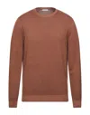 Malo Sweaters In Brown