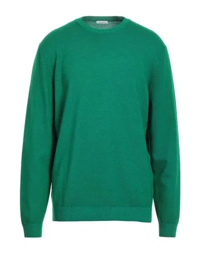 Malo Man Sweater Emerald Green Size 46 Virgin Wool