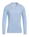 Malo Man Sweater Light Blue Size 36 Cotton