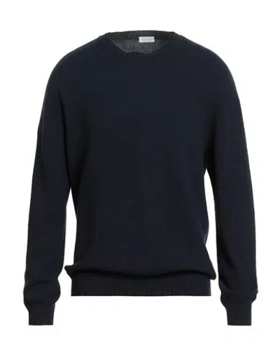 Malo Man Sweater Midnight Blue Size 44 Merino Wool, Cashmere
