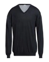 Malo Man Sweater Midnight Blue Size 50 Cashmere, Silk