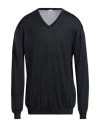 Malo Man Sweater Midnight Blue Size 48 Cashmere, Silk