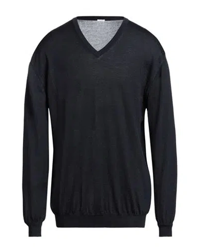 Malo Man Sweater Midnight Blue Size 50 Cashmere, Silk
