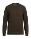 Malo Man Sweater Military Green Size 42 Virgin Wool