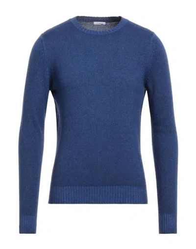 Malo Man Sweater Navy Blue Size 38 Cashmere, Polyamide