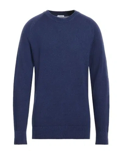 Malo Man Sweater Navy Blue Size 44 Cashmere, Polyamide