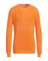 Malo Man Sweater Orange Size 42 Cotton