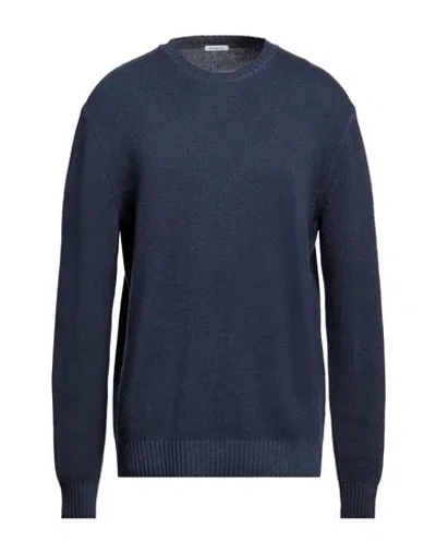 Malo Man Sweater Slate Blue Size 46 Virgin Wool