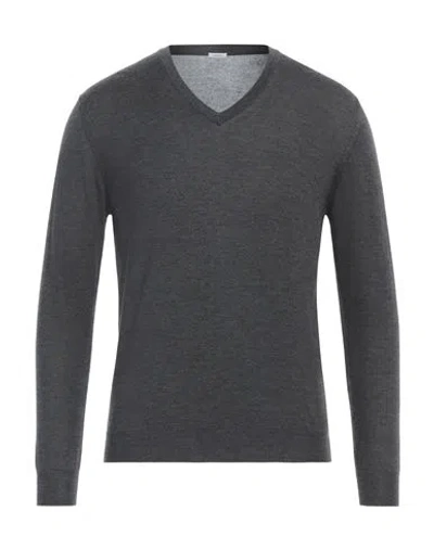 Malo Man Sweater Steel Grey Size 46 Cashmere, Silk