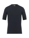 Malo Man T-shirt Midnight Blue Size 36 Cotton, Elastane