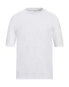 Malo T-shirt Girocollo In Jersey Di Cotone In White
