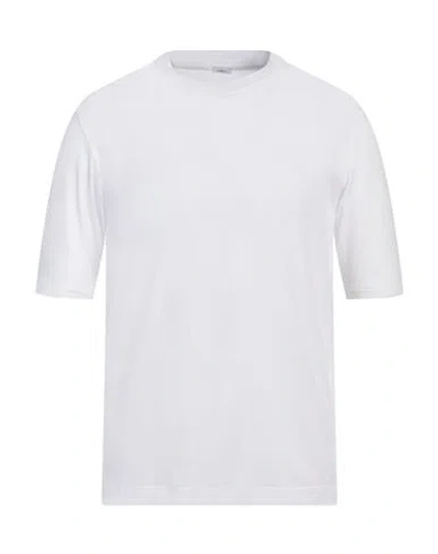 MALO MALO MAN T-SHIRT WHITE SIZE 42 COTTON, ELASTANE