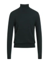 Malo Man Turtleneck Dark Green Size 38 Cashmere