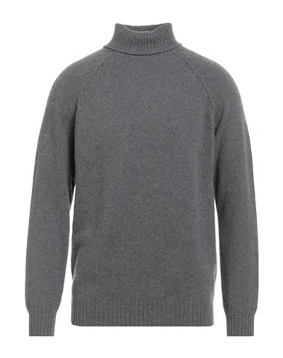 MALO MALO MAN TURTLENECK GREY SIZE 42 CASHMERE, WOOL