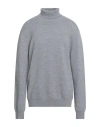 Malo Man Turtleneck Grey Size 46 Cashmere
