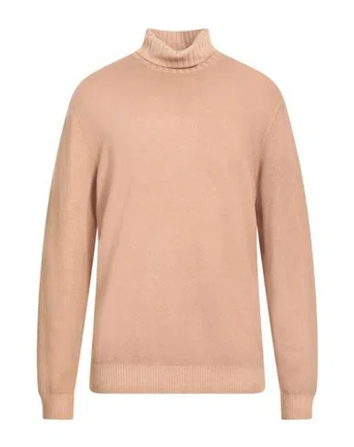 Malo Man Turtleneck Sand Size 42 Virgin Wool