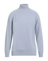 Malo Man Turtleneck Sky Blue Size 44 Cashmere, Wool