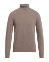 Malo Man Turtleneck Dove Grey Size 46 Cashmere
