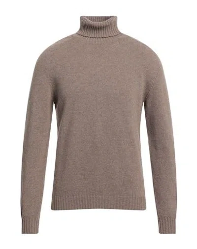 Malo Man Turtleneck Dove Grey Size 46 Cashmere
