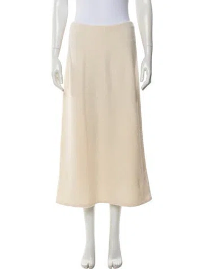 Pre-owned Malo Midi Length Skirt In Neutral