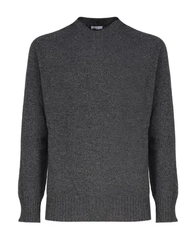 Malo Cashmere Crew-neck Sweater In Gray