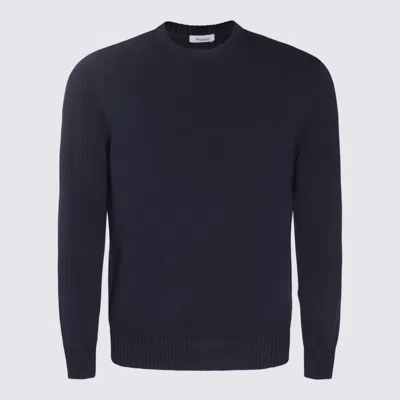 MALO NAVY BLUE COTTON KNITWEAR