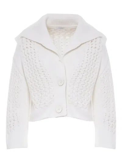Malo Open-knit Cotton Cardigan