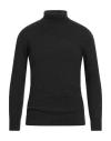 Malo Optimum Man Turtleneck Charcoal Size Xl Merino Wool, Cashmere