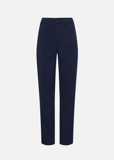 Malo Pantalone Chino In Misto Cotone In Blue