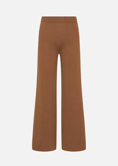 Malo Pantalone In Cashmere In Brown