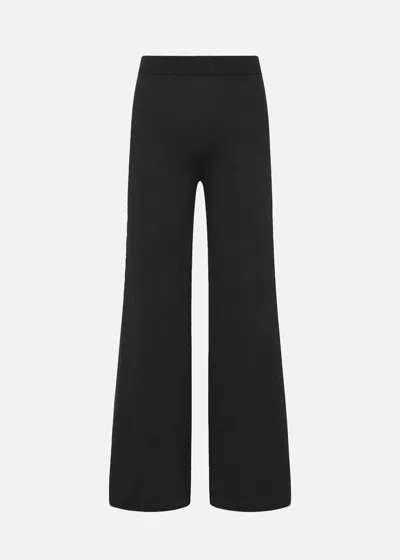 Malo Pantalone In Cashmere In Black