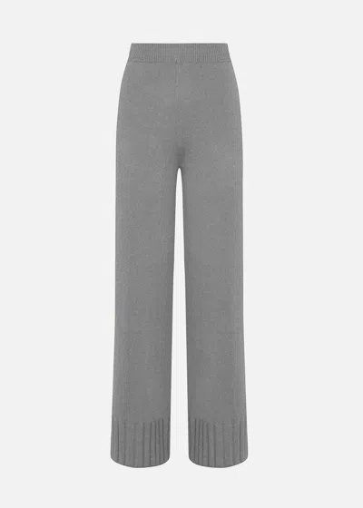 Malo Pantalone In Cashmere In Gray