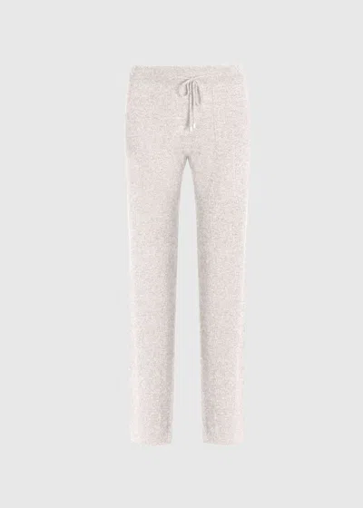 Malo Pantalone In Cashmere In White