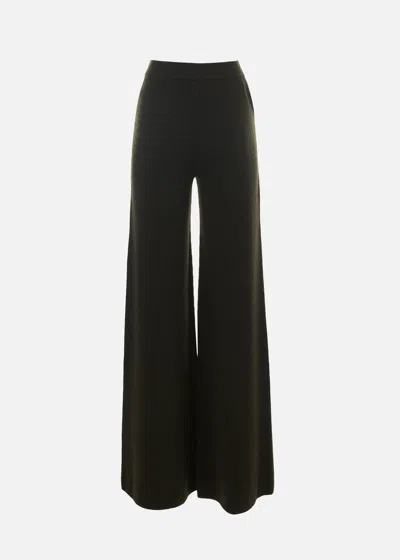 Malo Pantalone In Cashmere In Black