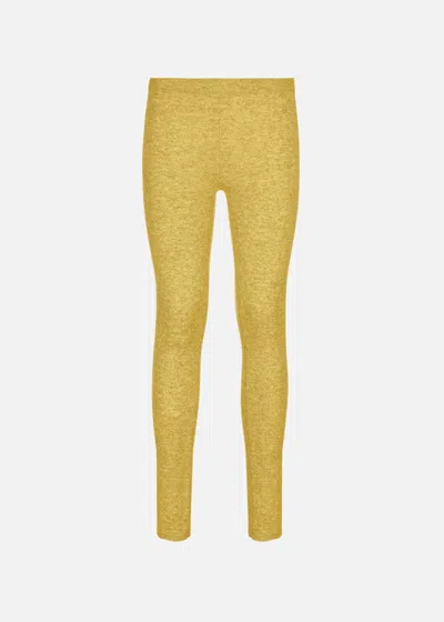 Malo Pantalone In Cashmere In Yellow