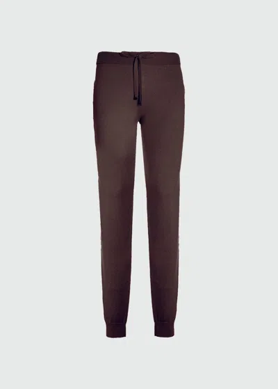 Malo Pantalone In Cashmere In Purple