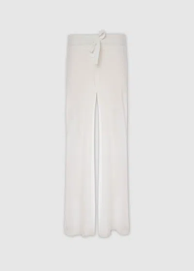 Malo Pantalone In Cotone In White